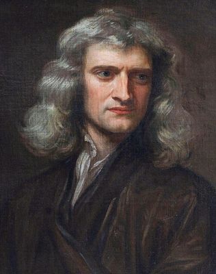 Portrait of Isaac Newton, one of the founders of Calculus