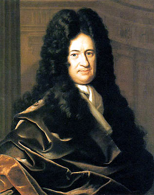Portrait of Gottfried Wilhelm Leibniz, one of the founders of Calculus